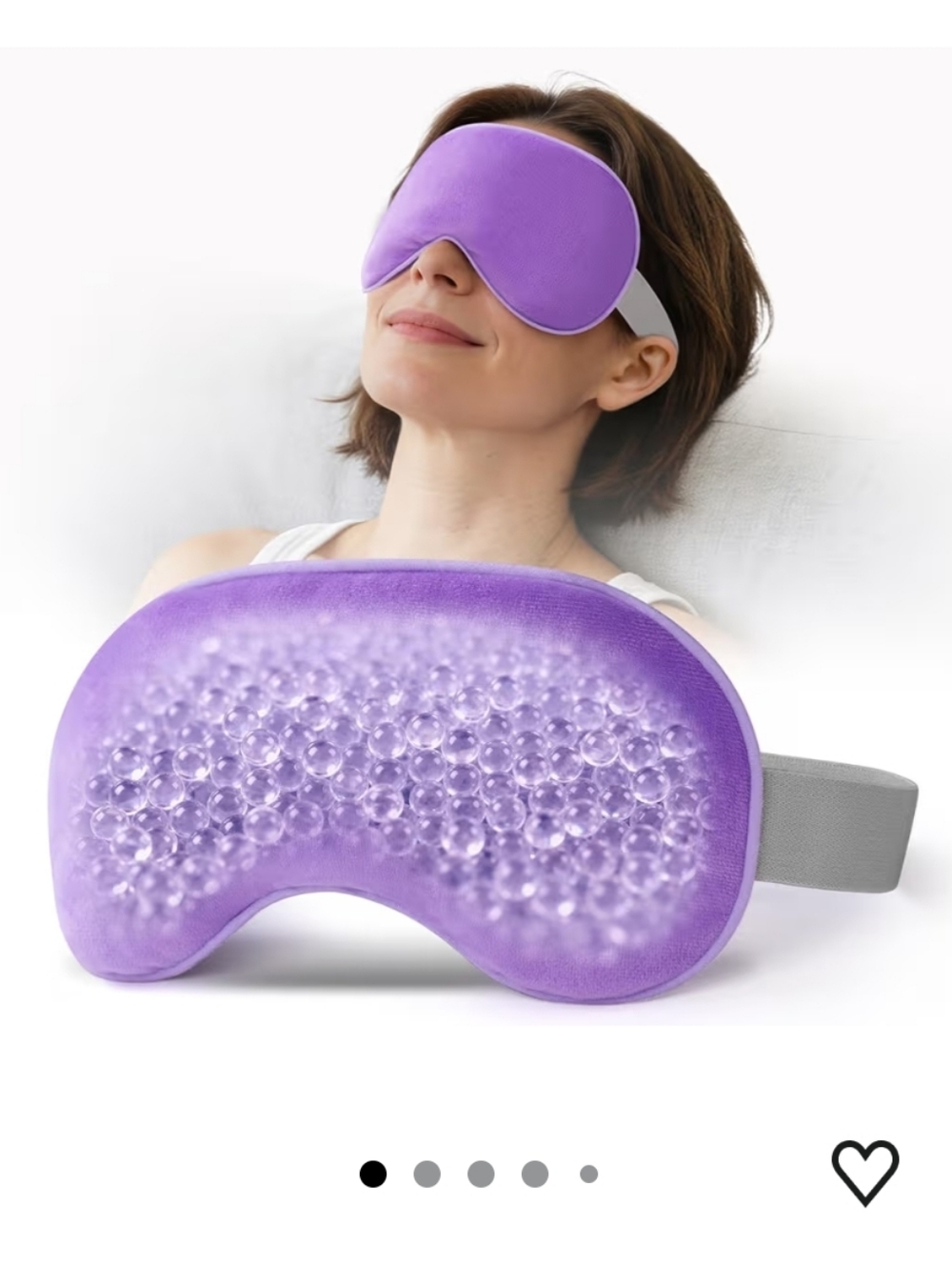 Umisleep Heated Eye Mask, Microwavable Moist Heat for Dry Eyes